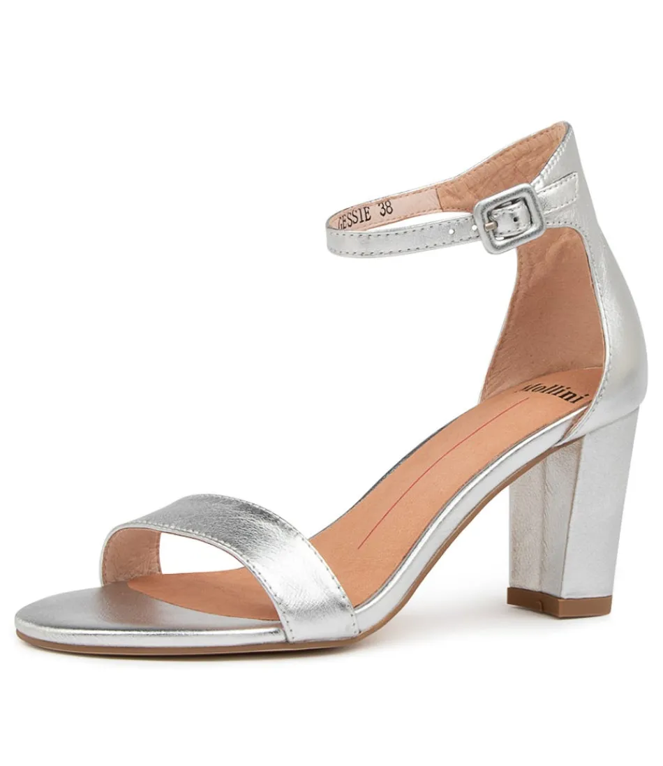 Women MOLLINI Heels<Gessie Silver Leather