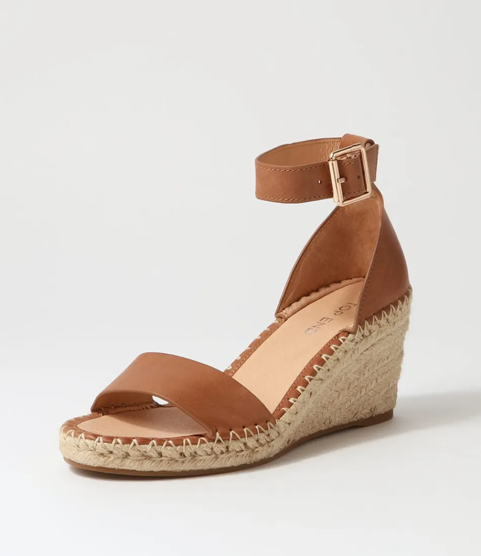 Women TOP END Espadrilles<Gonice Tan Leather Espadrilles