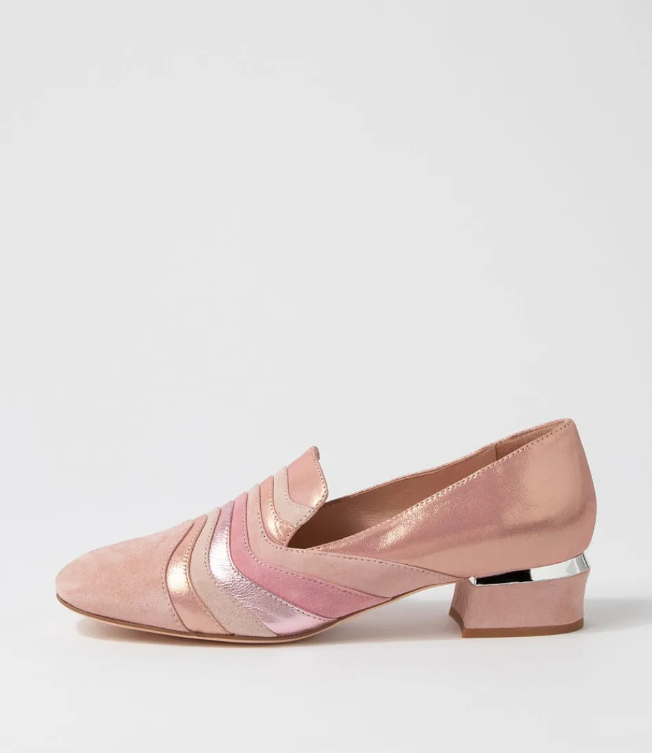 Women DJANGO & JULIETTE Loafers<Gravata Pink Mix Heels