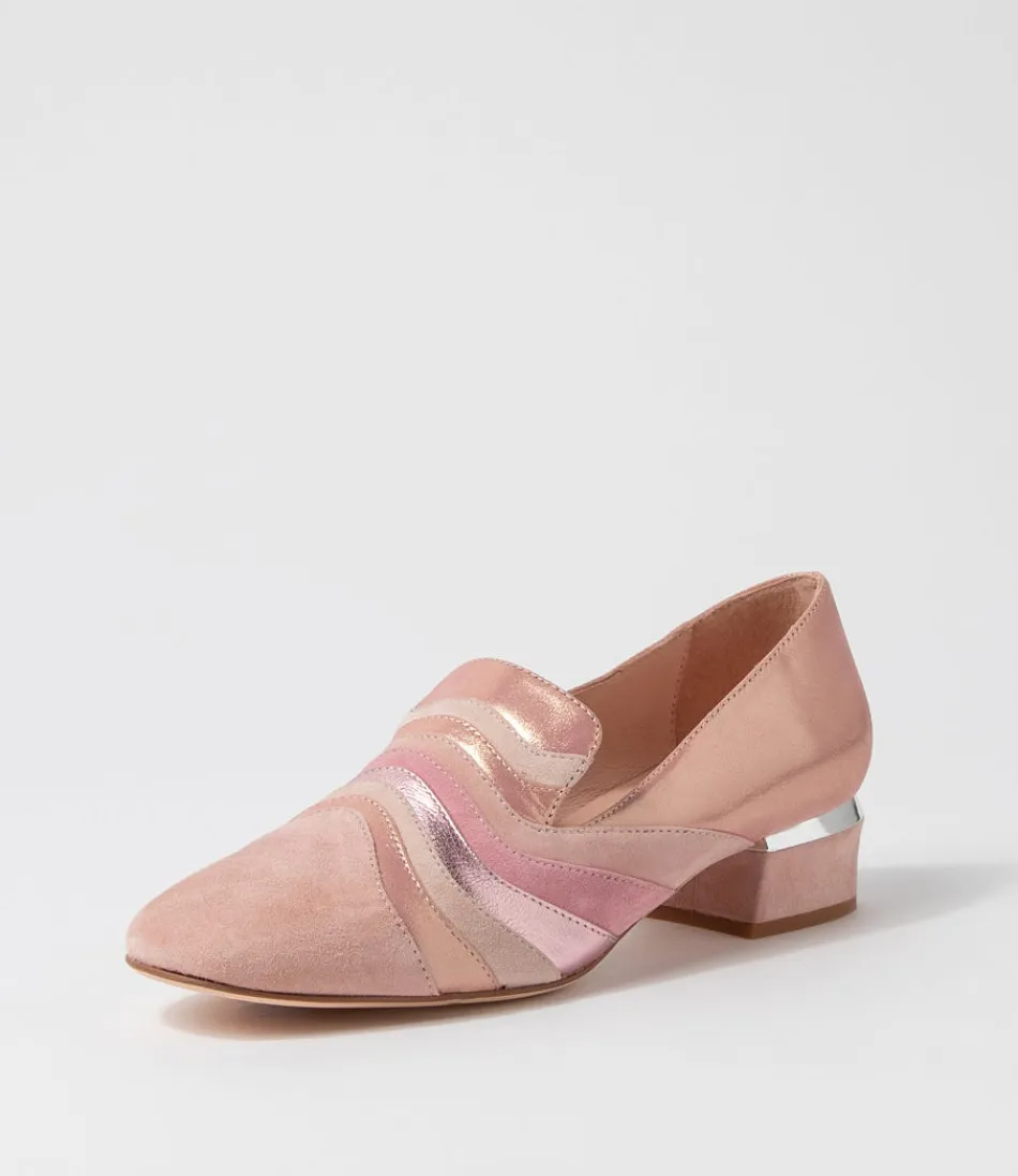 Women DJANGO & JULIETTE Loafers<Gravata Pink Mix Heels