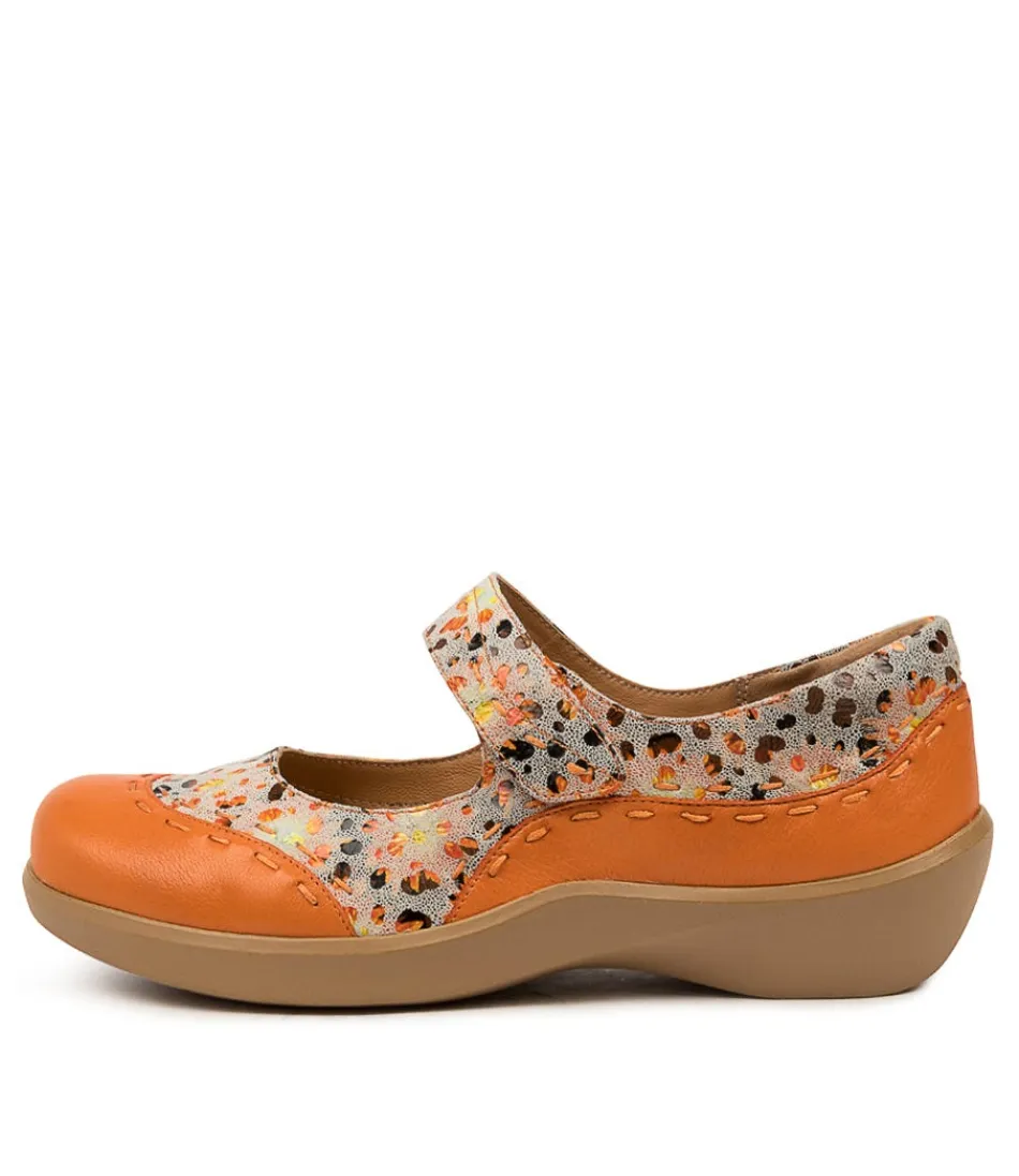 Women ZIERA Comfort<Gummibear W Orang-Spl Lea