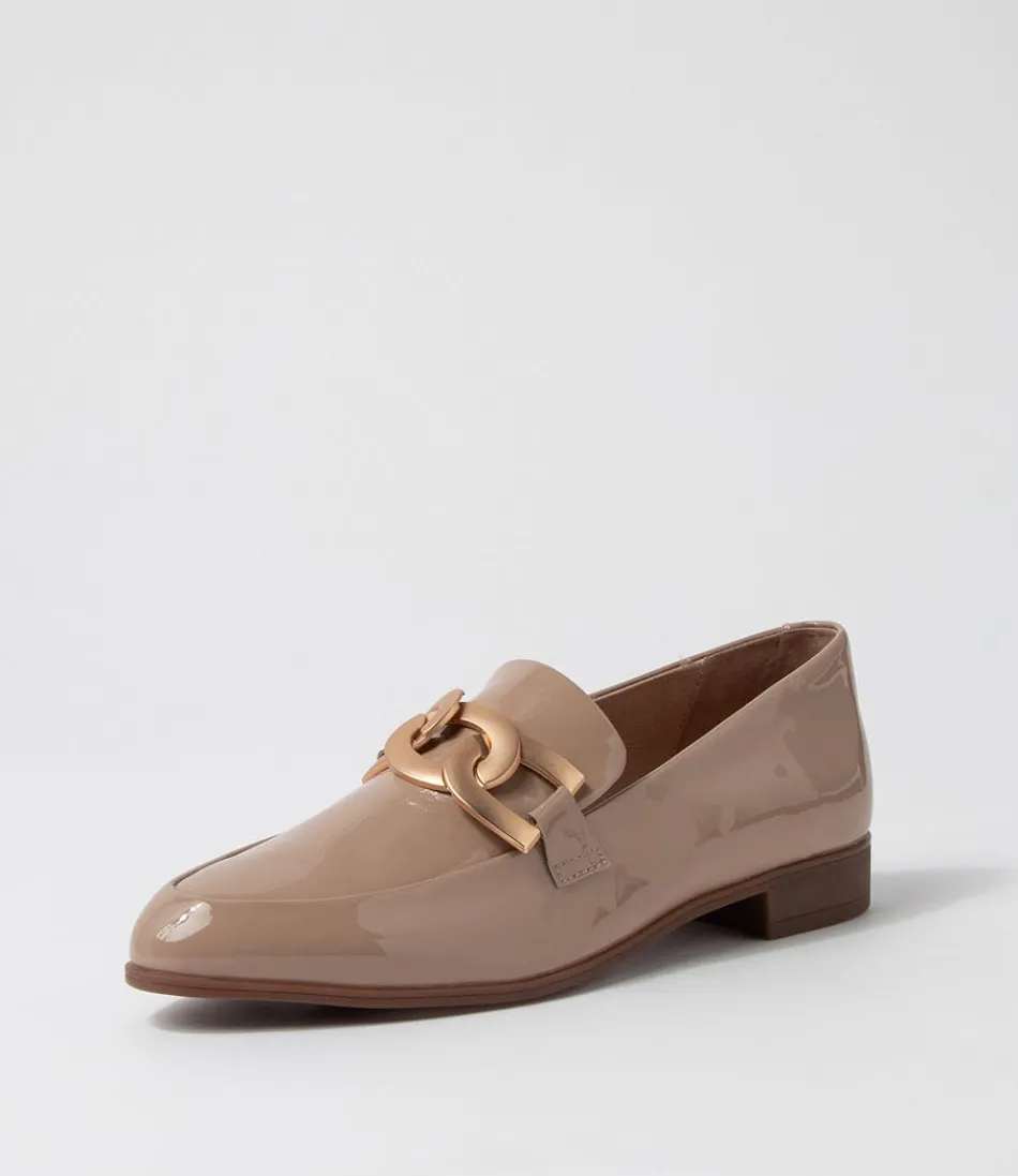 Women DJANGO & JULIETTE Loafers<Gumper Dark Cafe Patent Leather Loafers