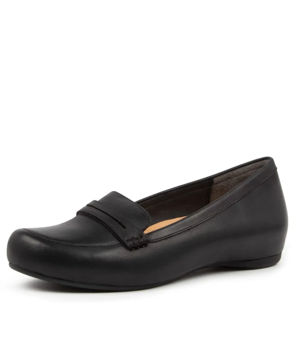 Women ZIERA Loafers<Hadi W Black Leather