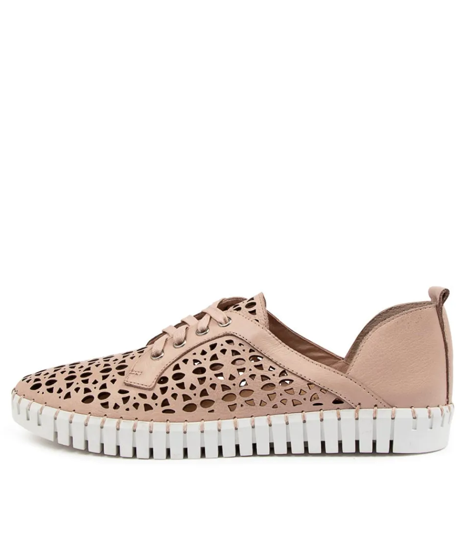 Women DJANGO & JULIETTE Sneakers<Haifa Dj Dusty Pink White Sole Leather