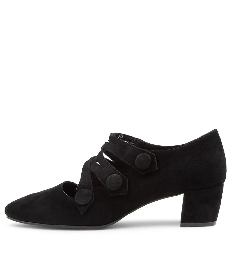 Women DJANGO & JULIETTE Heels<Hannon Dj Black Suede