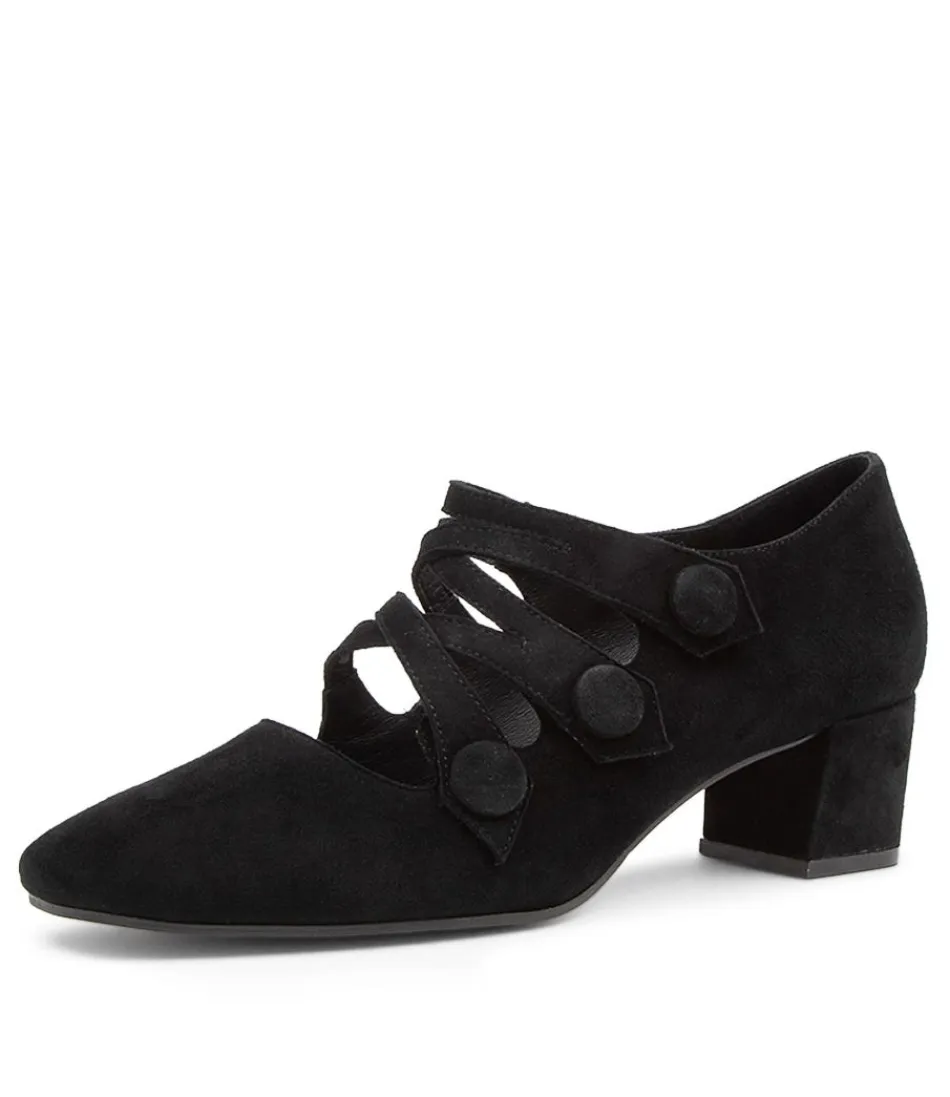 Women DJANGO & JULIETTE Heels<Hannon Dj Black Suede