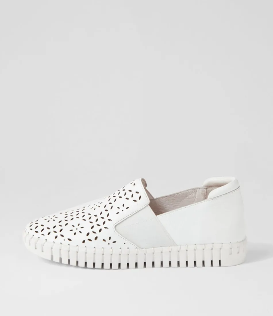 Women DJANGO & JULIETTE Sneakers<Harel White Leather Sneakers