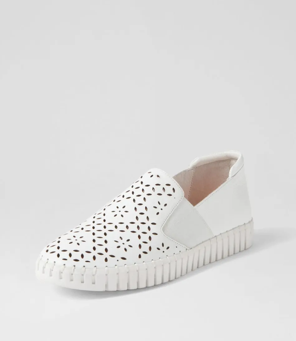 Women DJANGO & JULIETTE Sneakers<Harel White Leather Sneakers