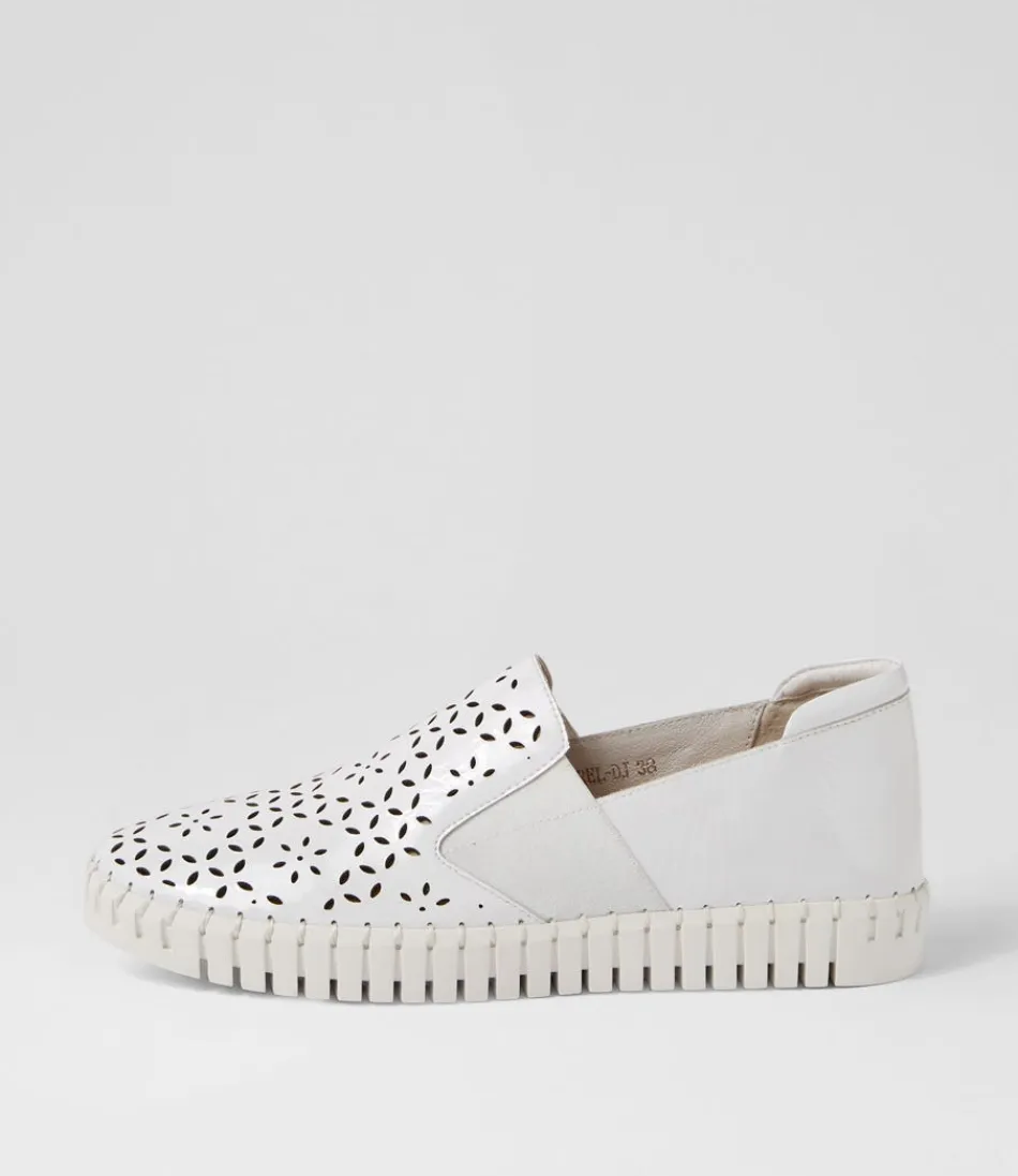 Women DJANGO & JULIETTE Sneakers<Harel White Patent Leather Sneakers