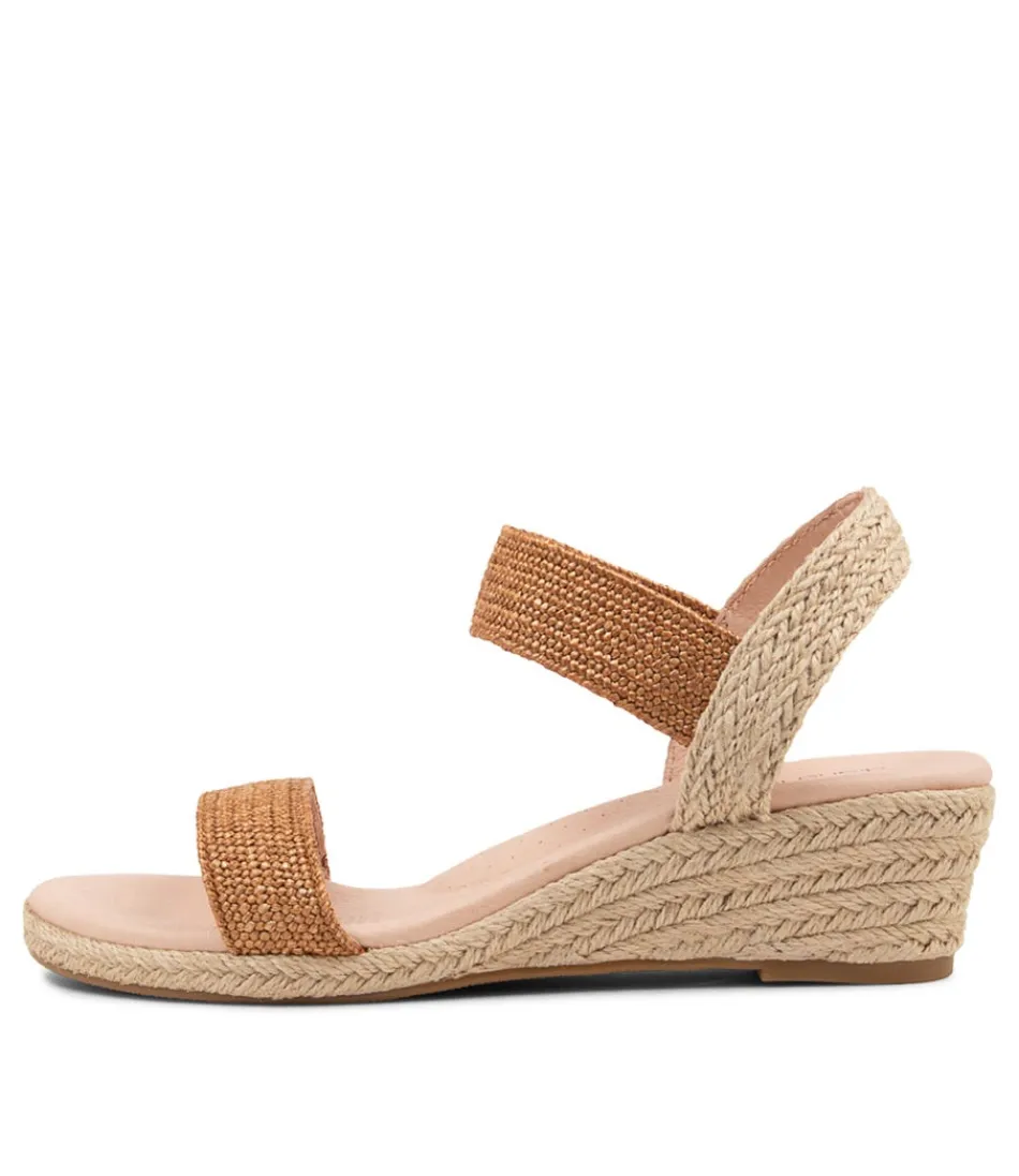 Women DIANA FERRARI Espadrilles<Havan Tan Weave Elastic Espadrilles