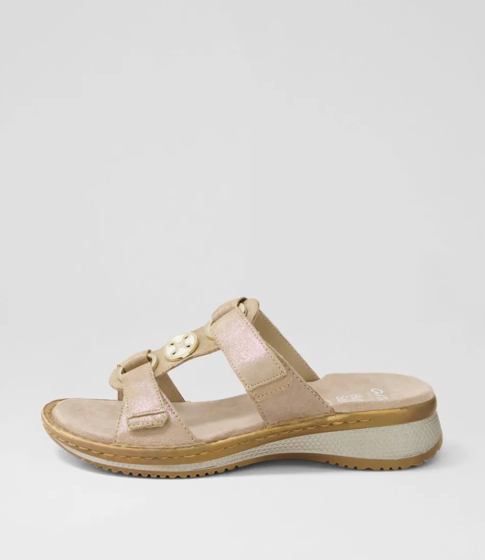 Women ARA Comfort<Hawaii 3 Sand Leather Sandals