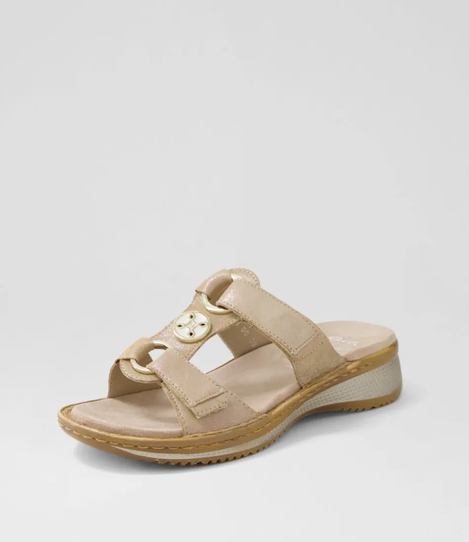 Women ARA Comfort<Hawaii 3 Sand Leather Sandals