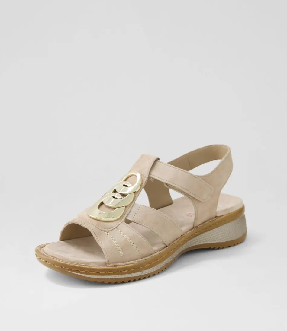 Women ARA Comfort<Hawaii 11 Sand Suede Sandals