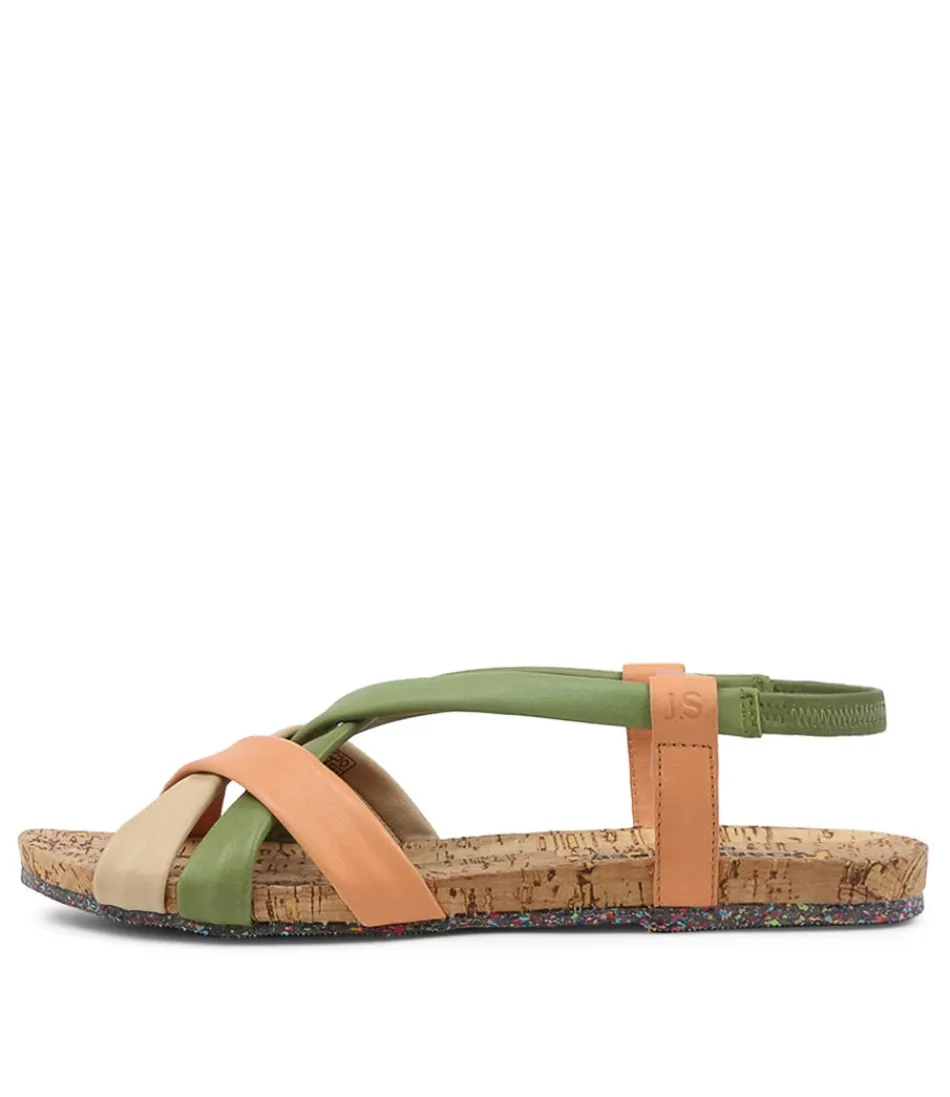 Women JOSEF SEIBEL Comfort<Henriette 01 Oliv Multi Leather Sandals