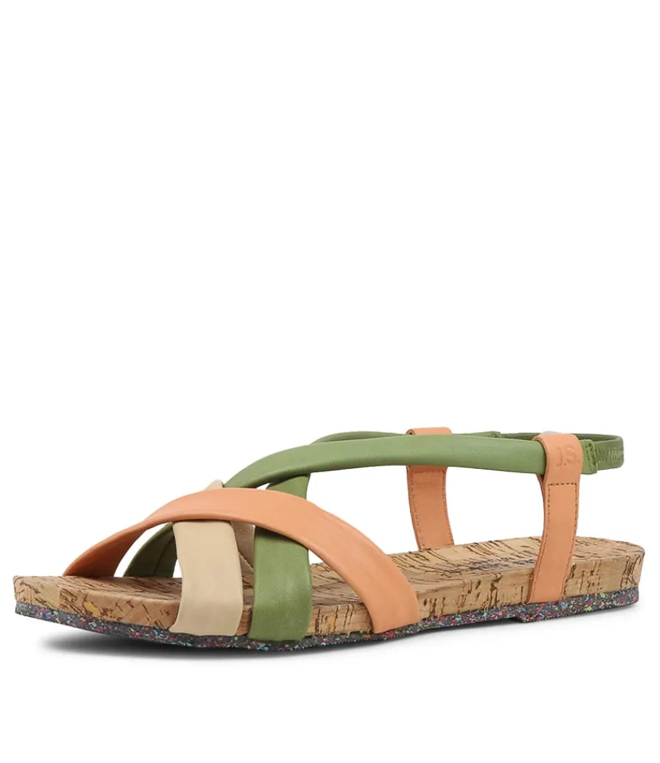 Women JOSEF SEIBEL Comfort<Henriette 01 Oliv Multi Leather Sandals