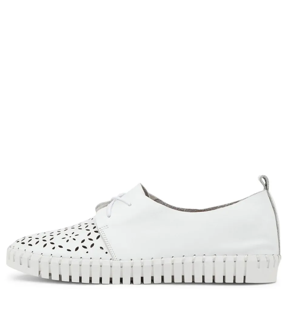 Women DJANGO & JULIETTE Sneakers<Hexter White Leather Sneakers Ws