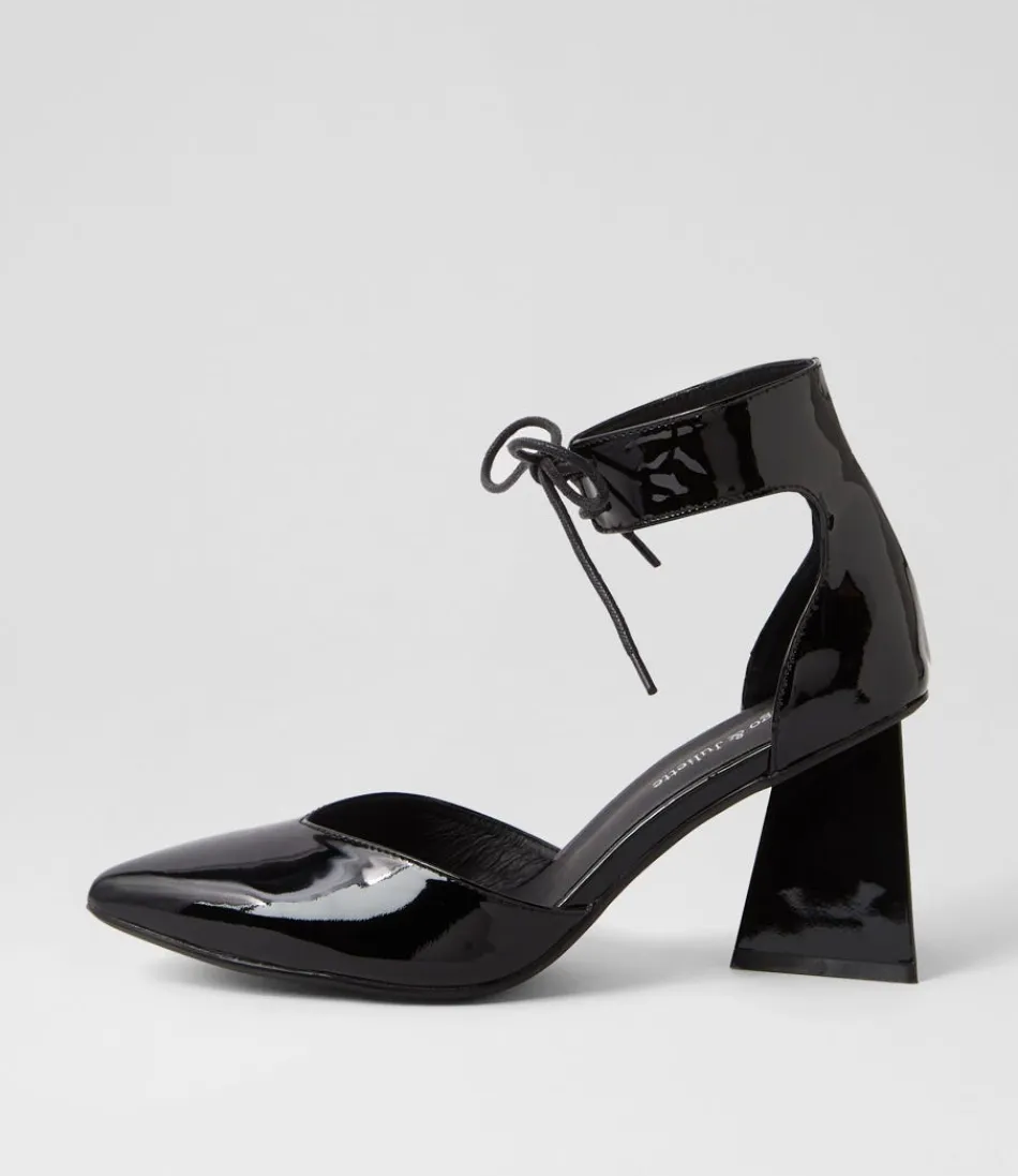 Women DJANGO & JULIETTE Heels<Hitany Black Patent Leather Heels