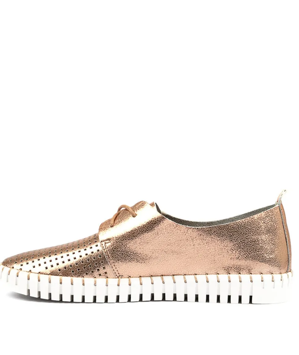 Women DJANGO & JULIETTE Sneakers<Huston Rose Gold Leather