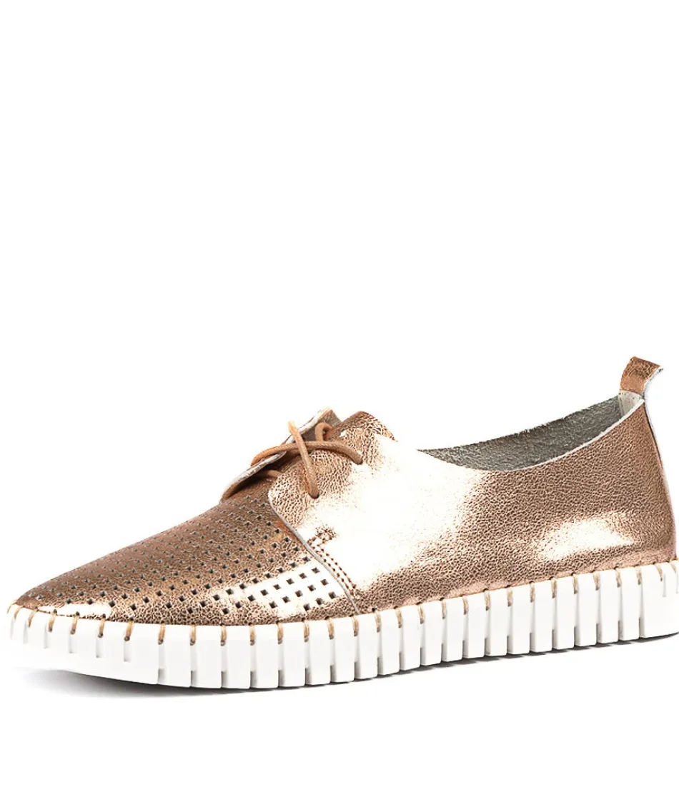 Women DJANGO & JULIETTE Sneakers<Huston Rose Gold Leather