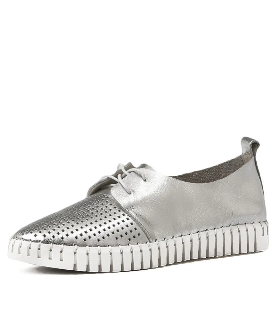 Women DJANGO & JULIETTE Sneakers<Huston Silver Leather