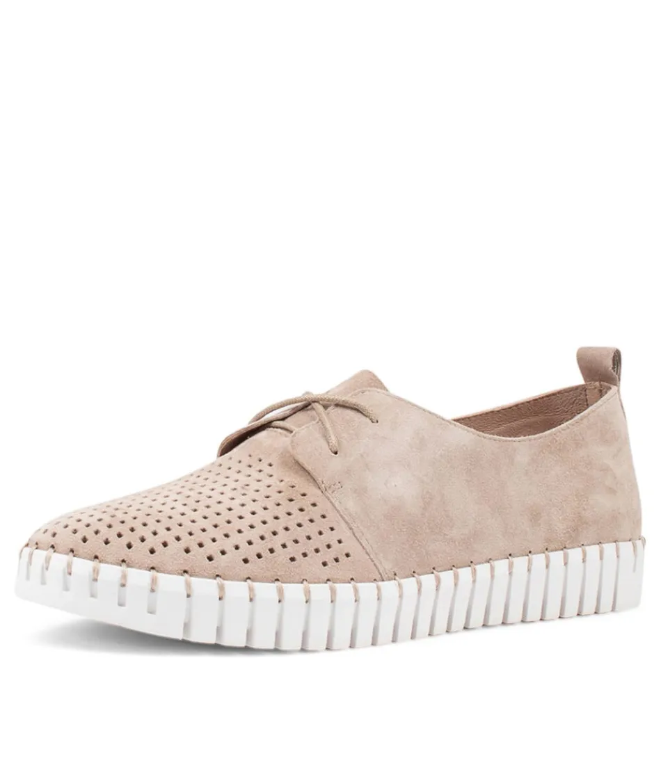 Women DJANGO & JULIETTE Sneakers<Huston Taupe Suede Sneakers Ws