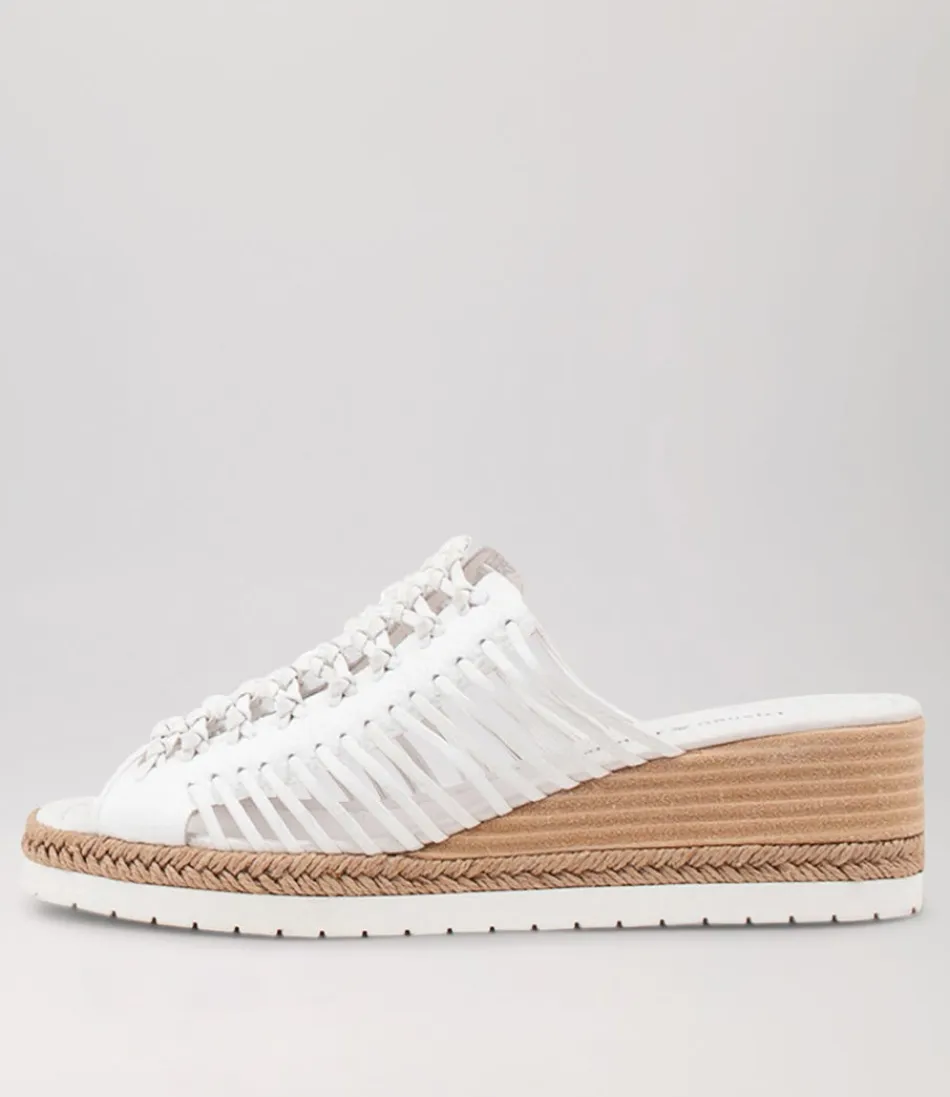 Women DJANGO & JULIETTE Espadrilles<Ianto White Leather Espadrilles