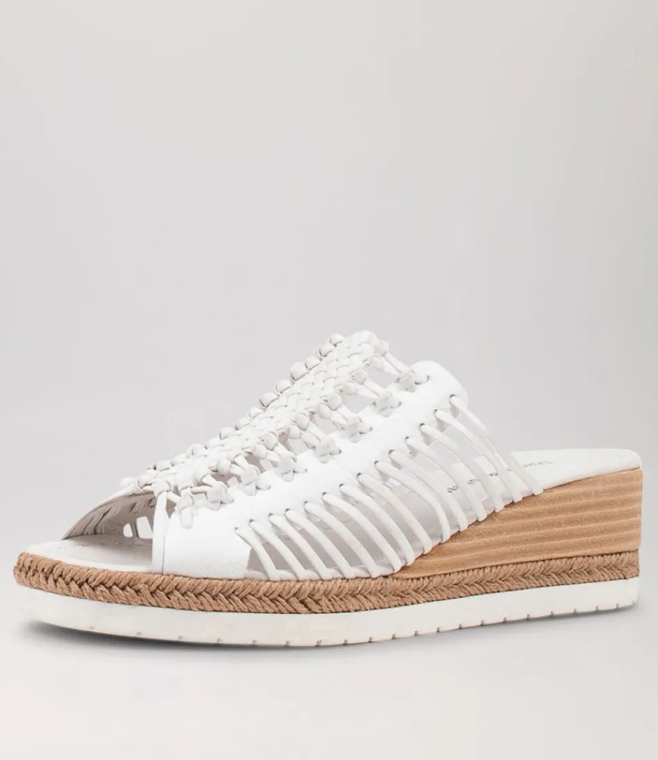 Women DJANGO & JULIETTE Espadrilles<Ianto White Leather Espadrilles