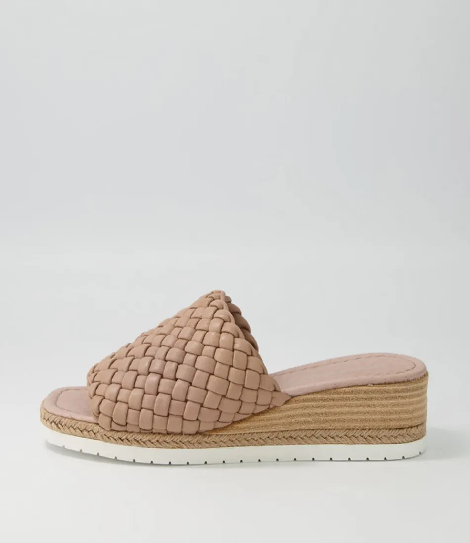 Women DJANGO & JULIETTE Espadrilles<Idalis Cappuccino Leather Espadrilles