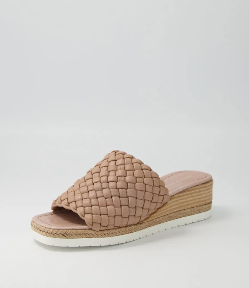 Women DJANGO & JULIETTE Espadrilles<Idalis Cappuccino Leather Espadrilles