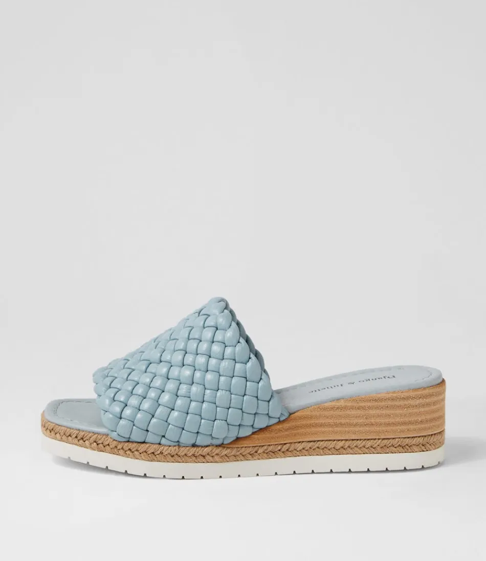 Women DJANGO & JULIETTE Espadrilles<Idalis Denim Leather Sandals