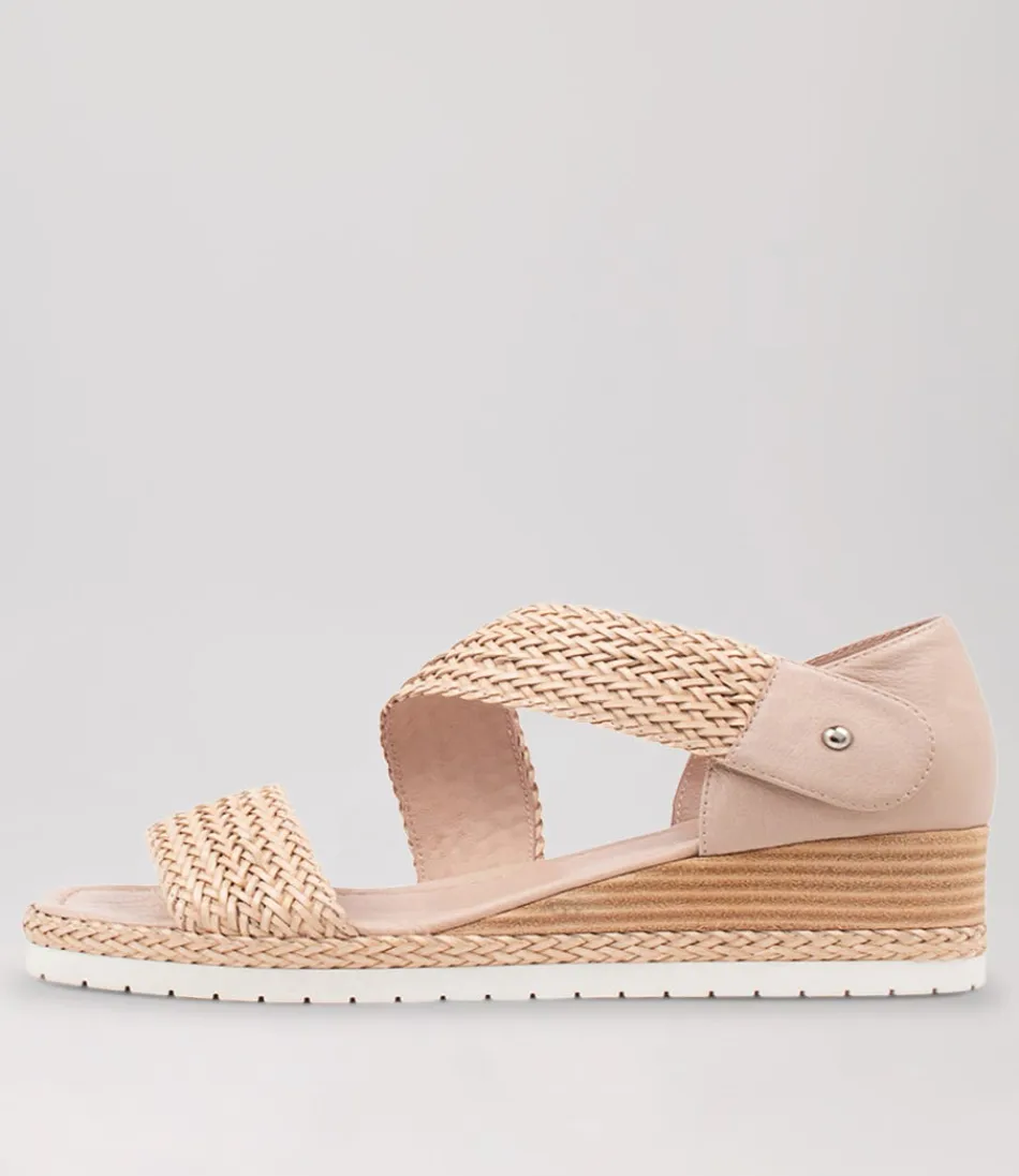 Women DJANGO & JULIETTE Espadrilles<Ide Nude Weave Leather Espadrilles