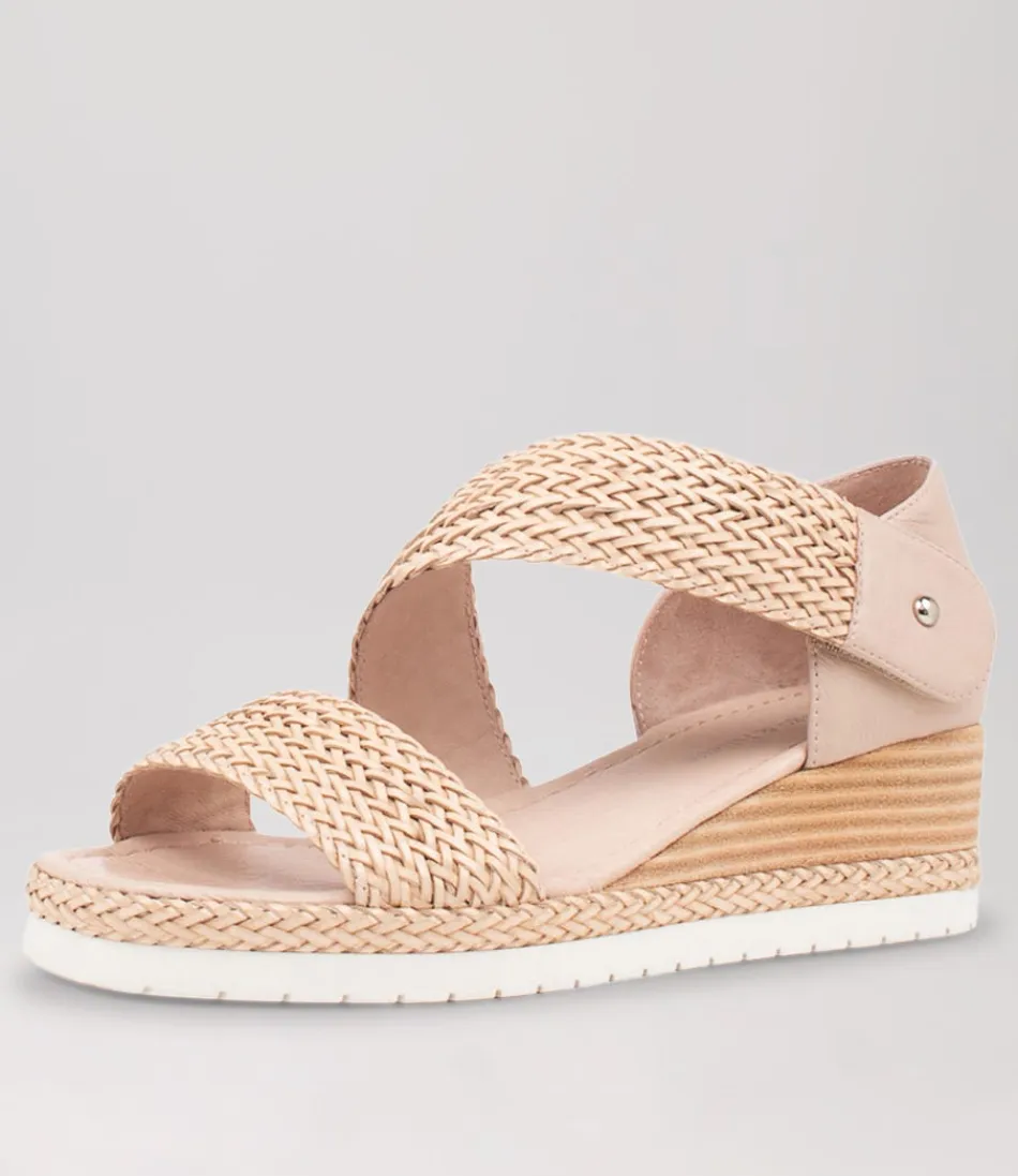 Women DJANGO & JULIETTE Espadrilles<Ide Nude Weave Leather Espadrilles