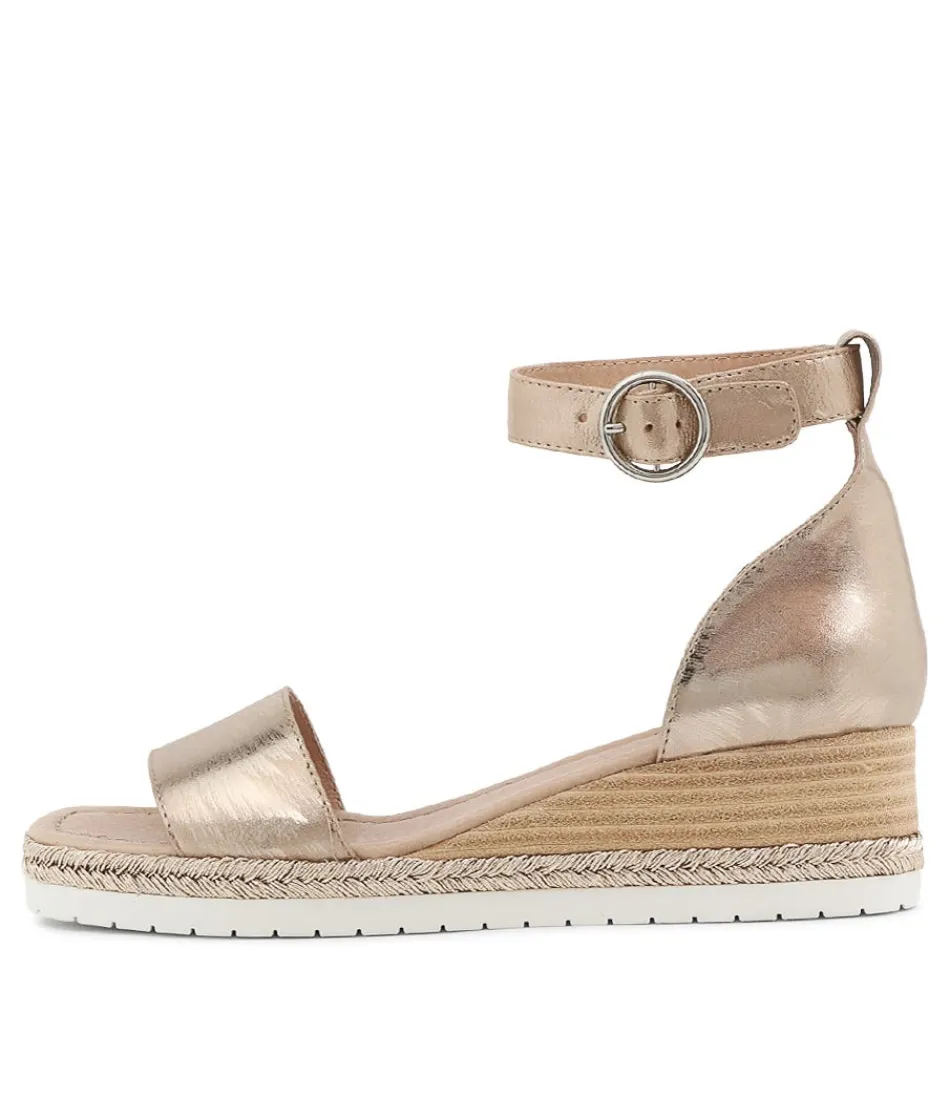 Women DJANGO & JULIETTE Espadrilles<Idola Platino Scratch Leather Sandals