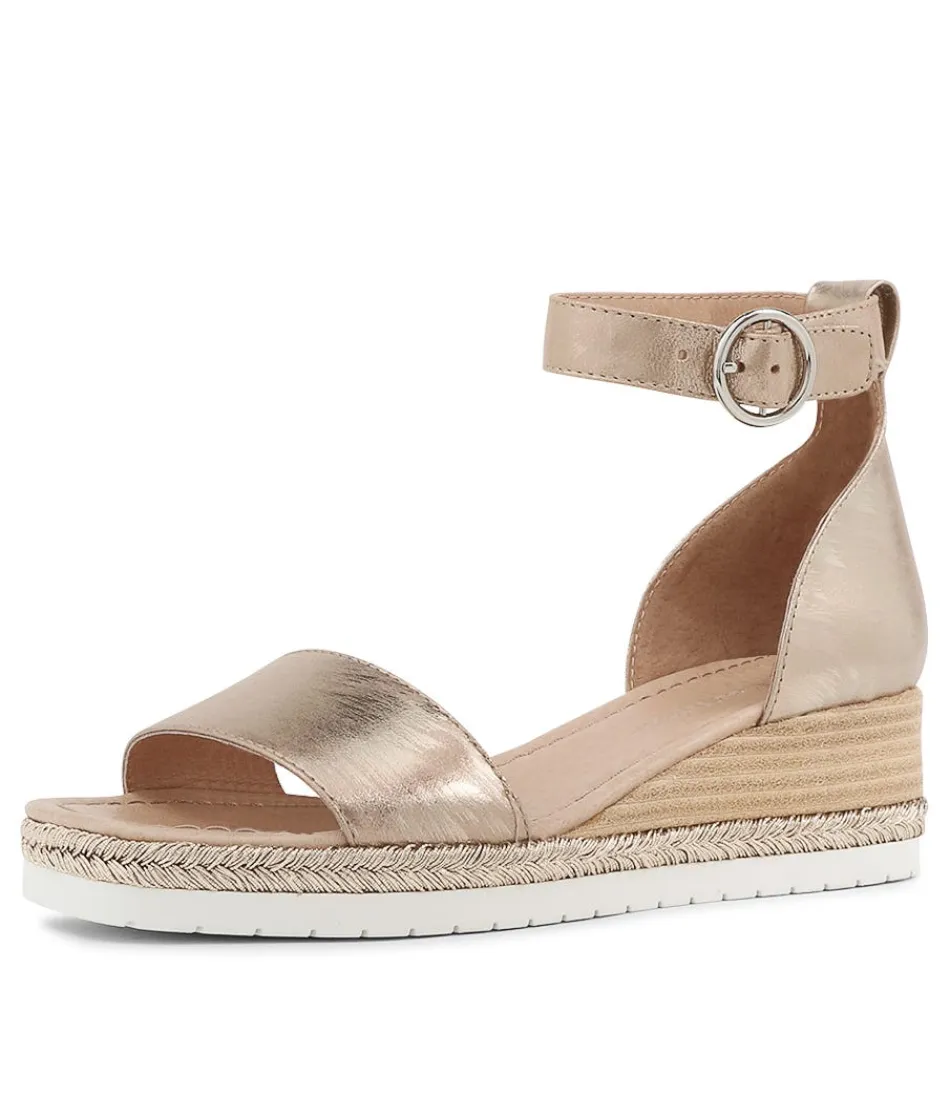 Women DJANGO & JULIETTE Espadrilles<Idola Platino Scratch Leather Sandals