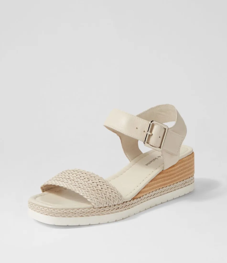 Women DJANGO & JULIETTE Espadrilles<Imari Nougat Weave Leather Espadrilles