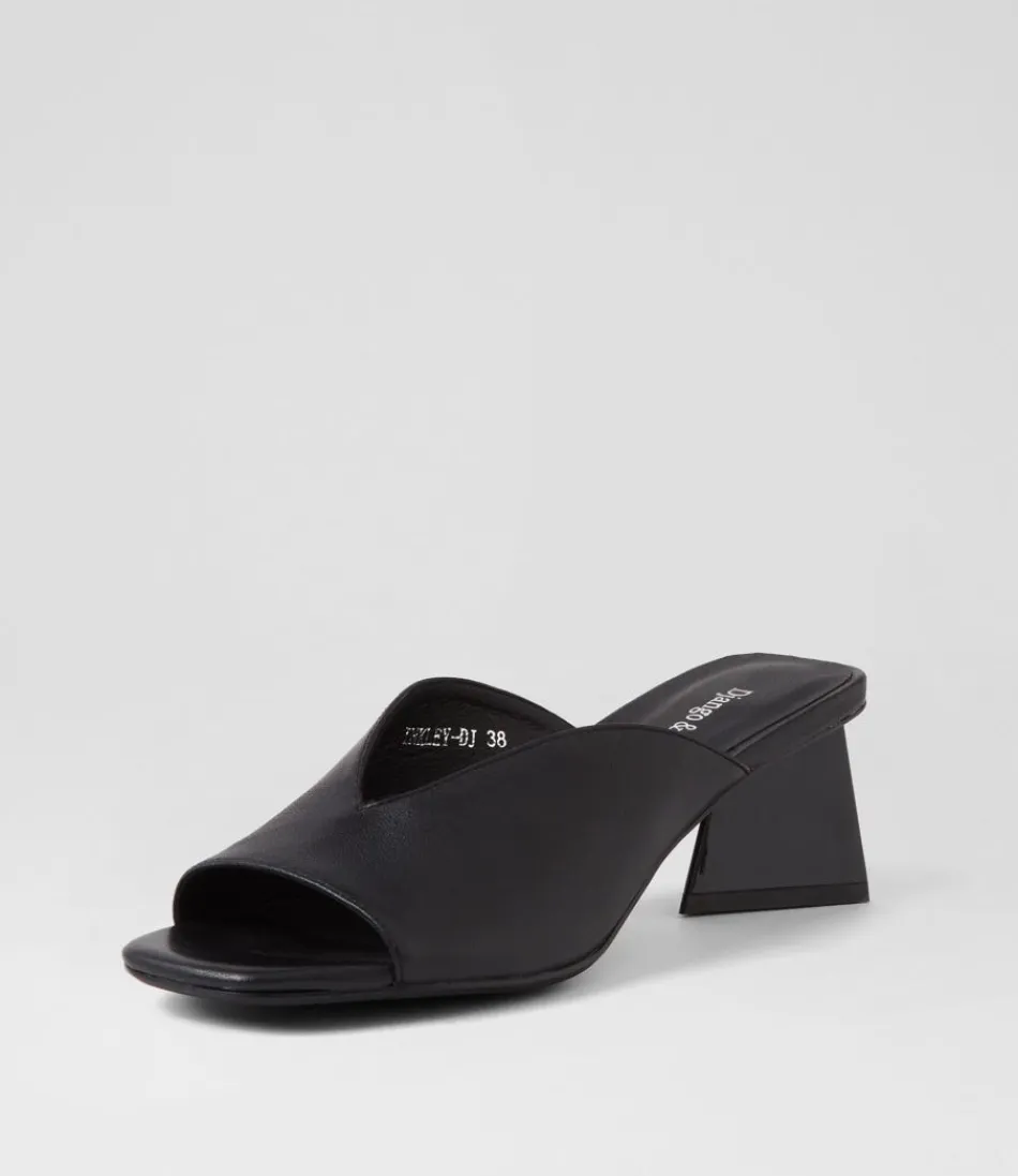 Women DJANGO & JULIETTE Heels<Inkley Black Leather Sandals