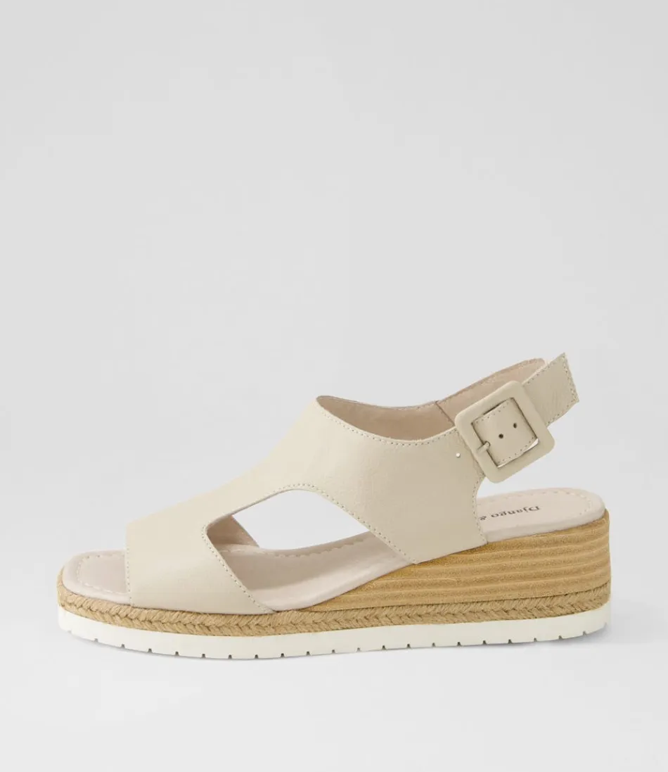 Women DJANGO & JULIETTE Wedges<Ippa Almond Leather Espadrilles