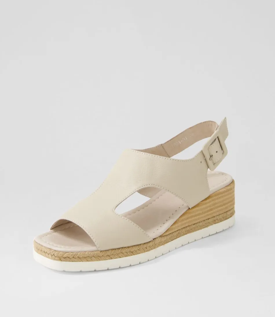 Women DJANGO & JULIETTE Wedges<Ippa Almond Leather Espadrilles