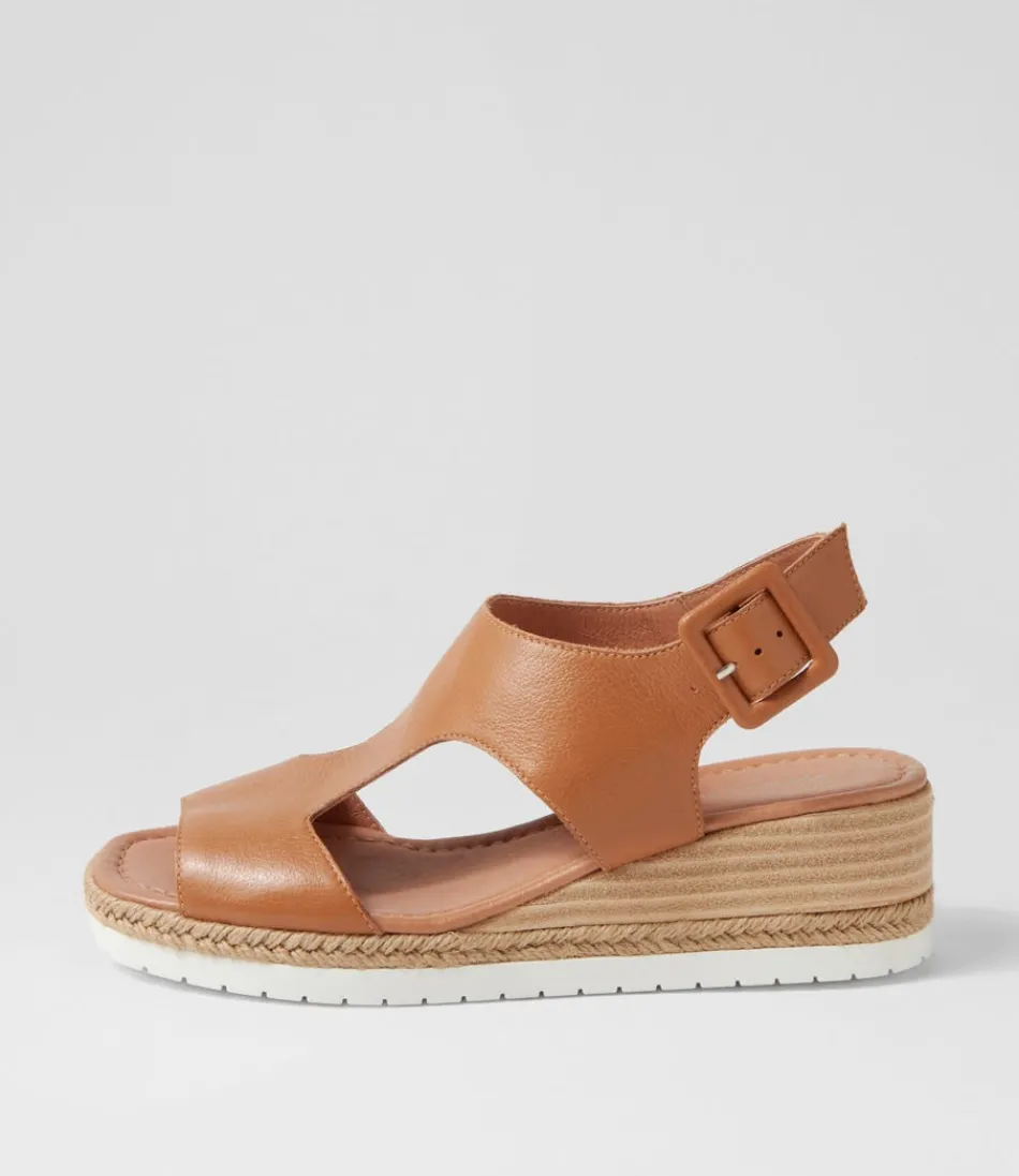 Women DJANGO & JULIETTE Espadrilles<Ippa Dark Tan Leather Espadrilles