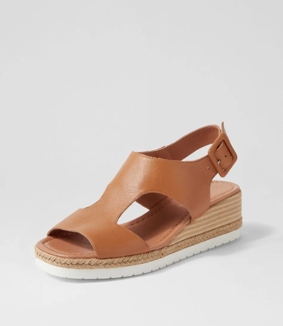 Women DJANGO & JULIETTE Espadrilles<Ippa Dark Tan Leather Espadrilles