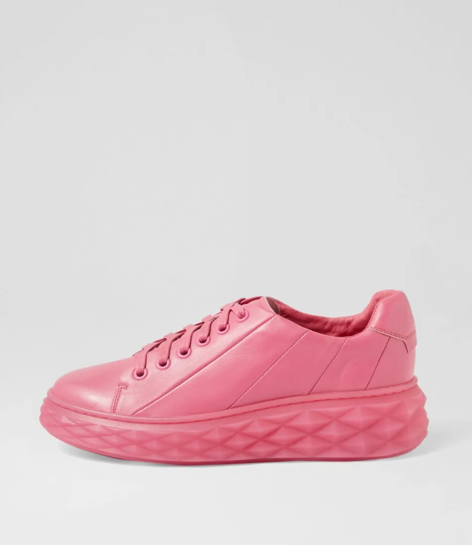 Women TOP END Sneakers<Irsia New Pink Leather Sneakers