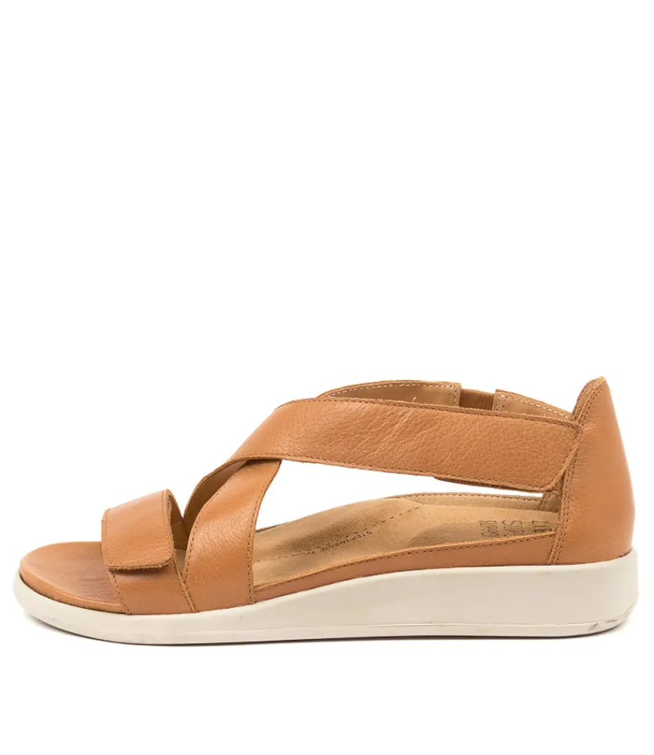 Women ZIERA Wedges<Issy W Tan Leather