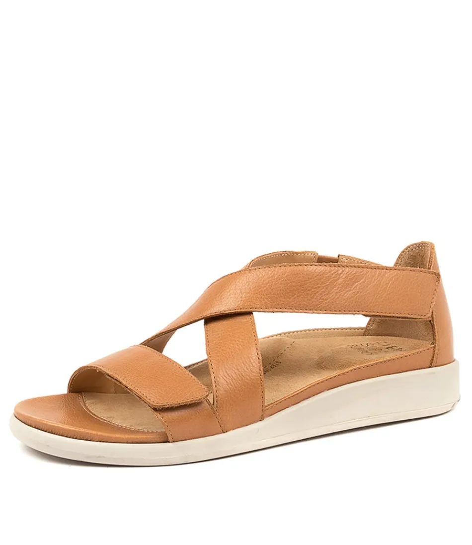 Women ZIERA Wedges<Issy W Tan Leather