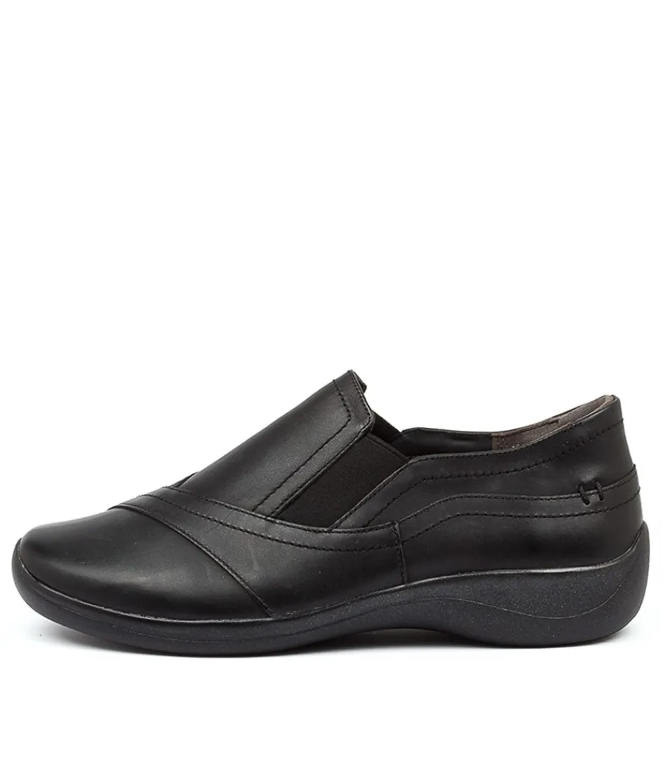 Women ZIERA Comfort<Java Xf Black Leather