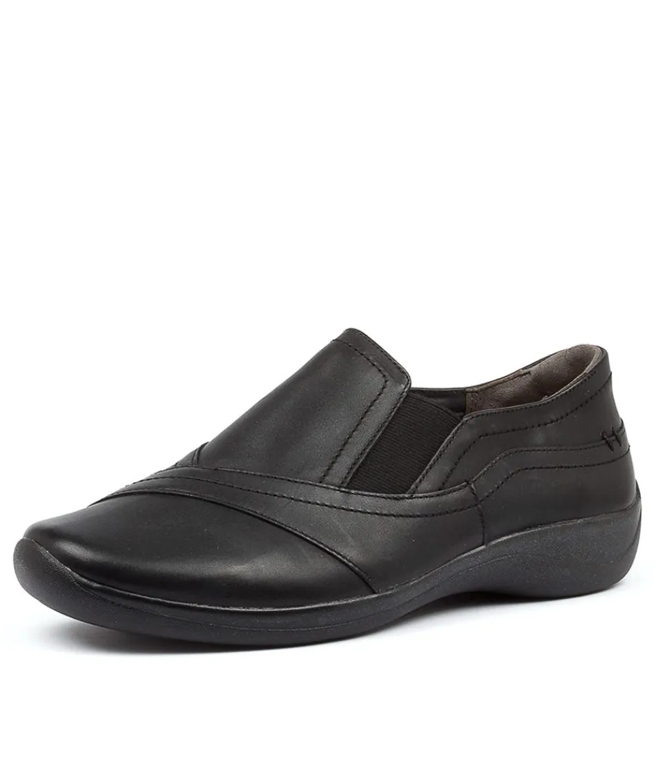 Women ZIERA Comfort<Java Xf Black Leather