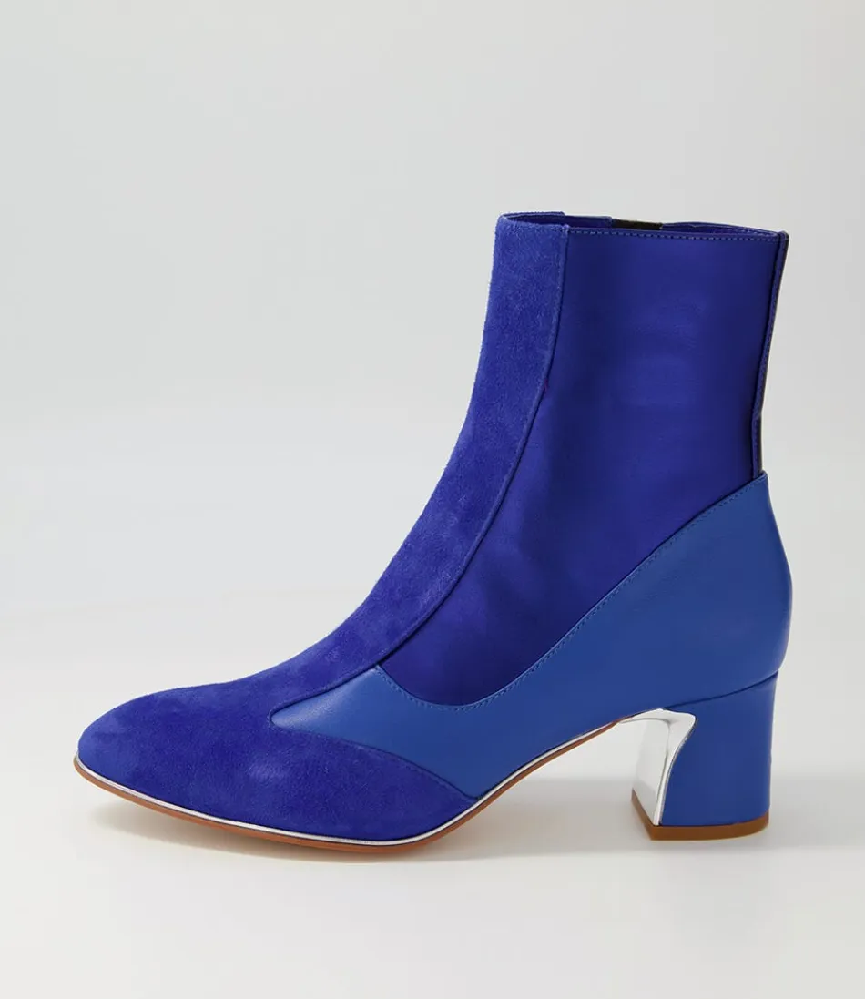 Women DJANGO & JULIETTE Boots<Jepps Blue Multi Ankle Boots