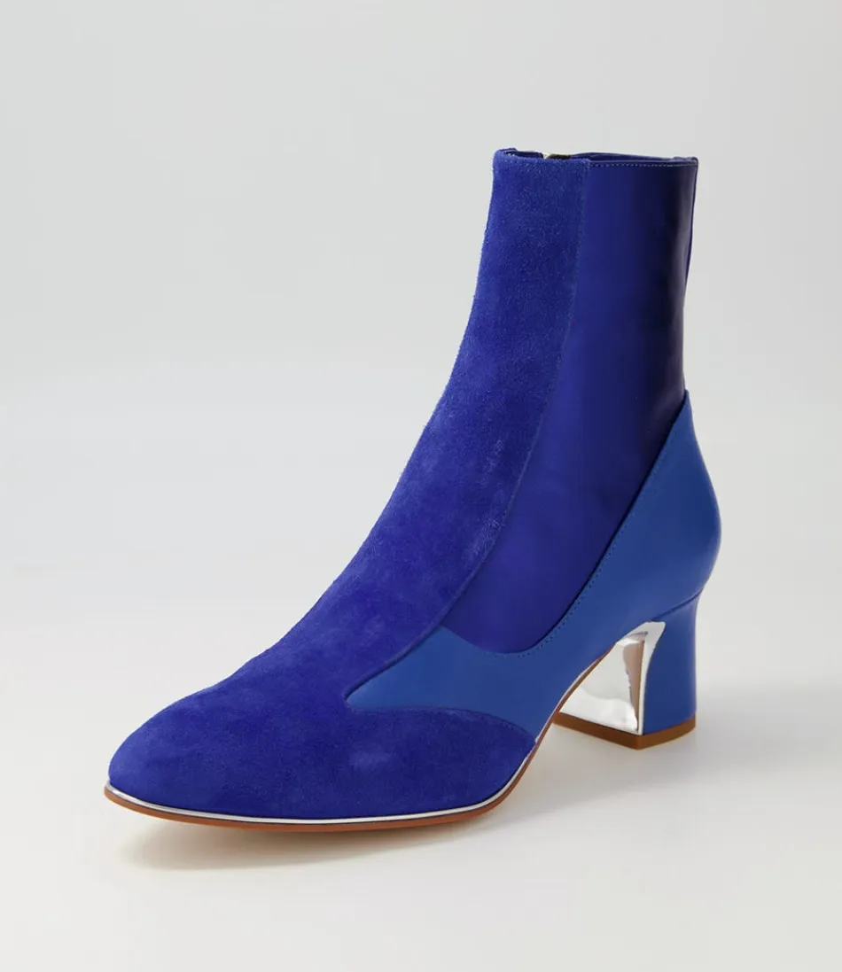 Women DJANGO & JULIETTE Boots<Jepps Blue Multi Ankle Boots