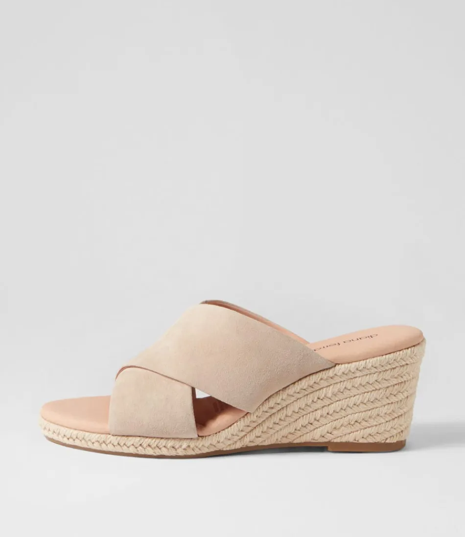 Women DIANA FERRARI Espadrilles<Jinna Stone Suede Sandals