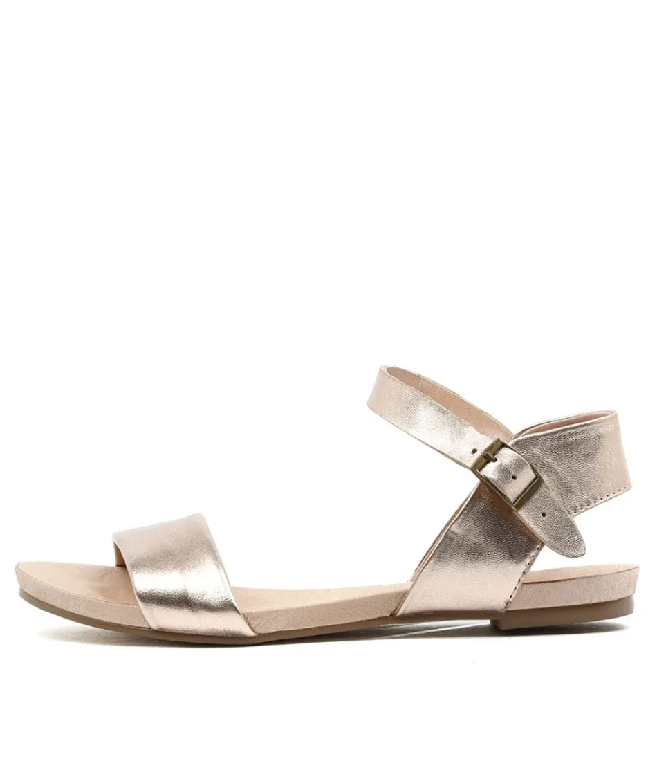 Women DJANGO & JULIETTE Flats<Jinnit Rose Gold Leather