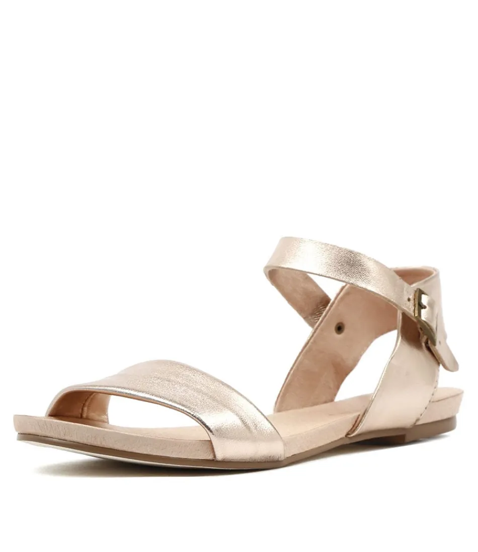 Women DJANGO & JULIETTE Flats<Jinnit Rose Gold Leather